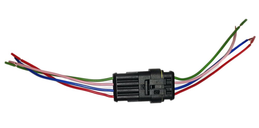 разъёмы герметичные 4-х контактные (папа/мама)