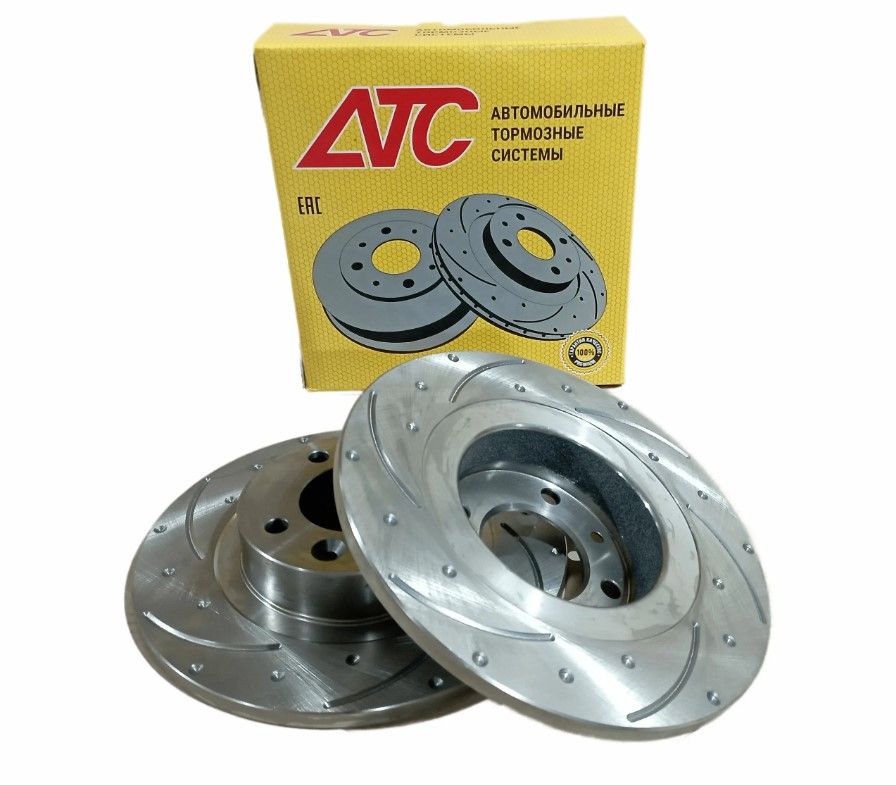 тормозные диски задние (к-т.) АТС  ВЕСТА,Х-RAY (насечки)