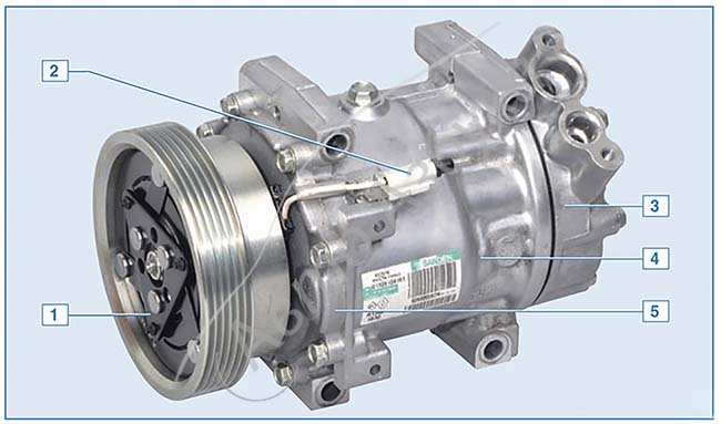 компрессор кондиционера RENAULT,Ларгус,Х-RAY (с двиг. К4М)