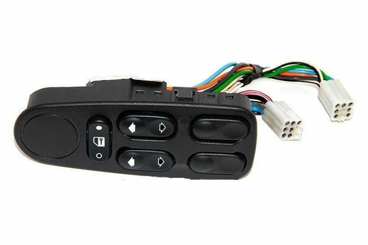 блок кнопок стеклоподъёмников ВАЗ-1118 ст.о. (2 двери) с проводкой "г.Шанхай"